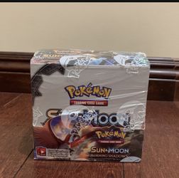 Pokémon sun and moon Burning shadows booster box