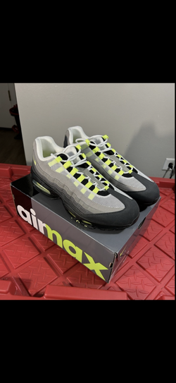 Nike neon green air max 95 size 12 $259.99