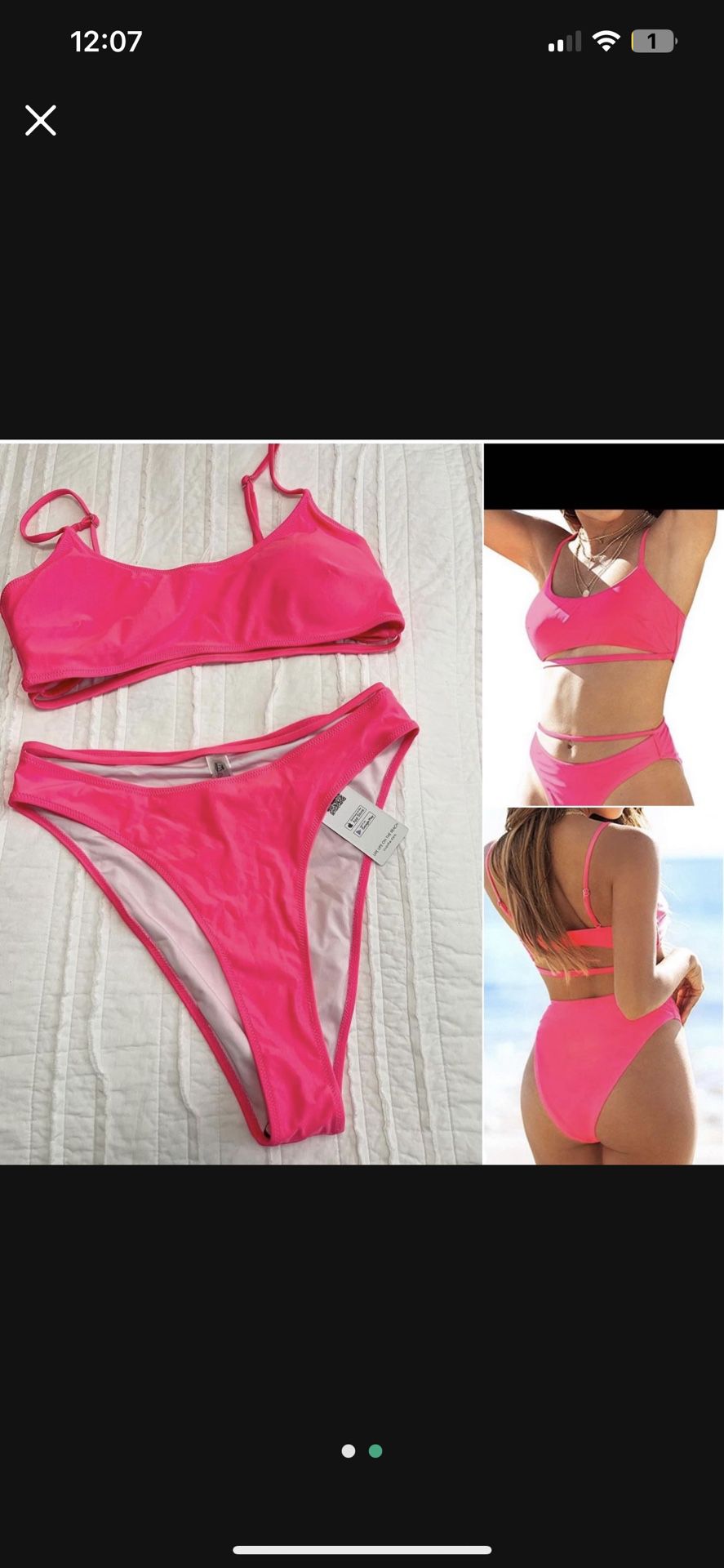 NEW Neon Pink Bikini 