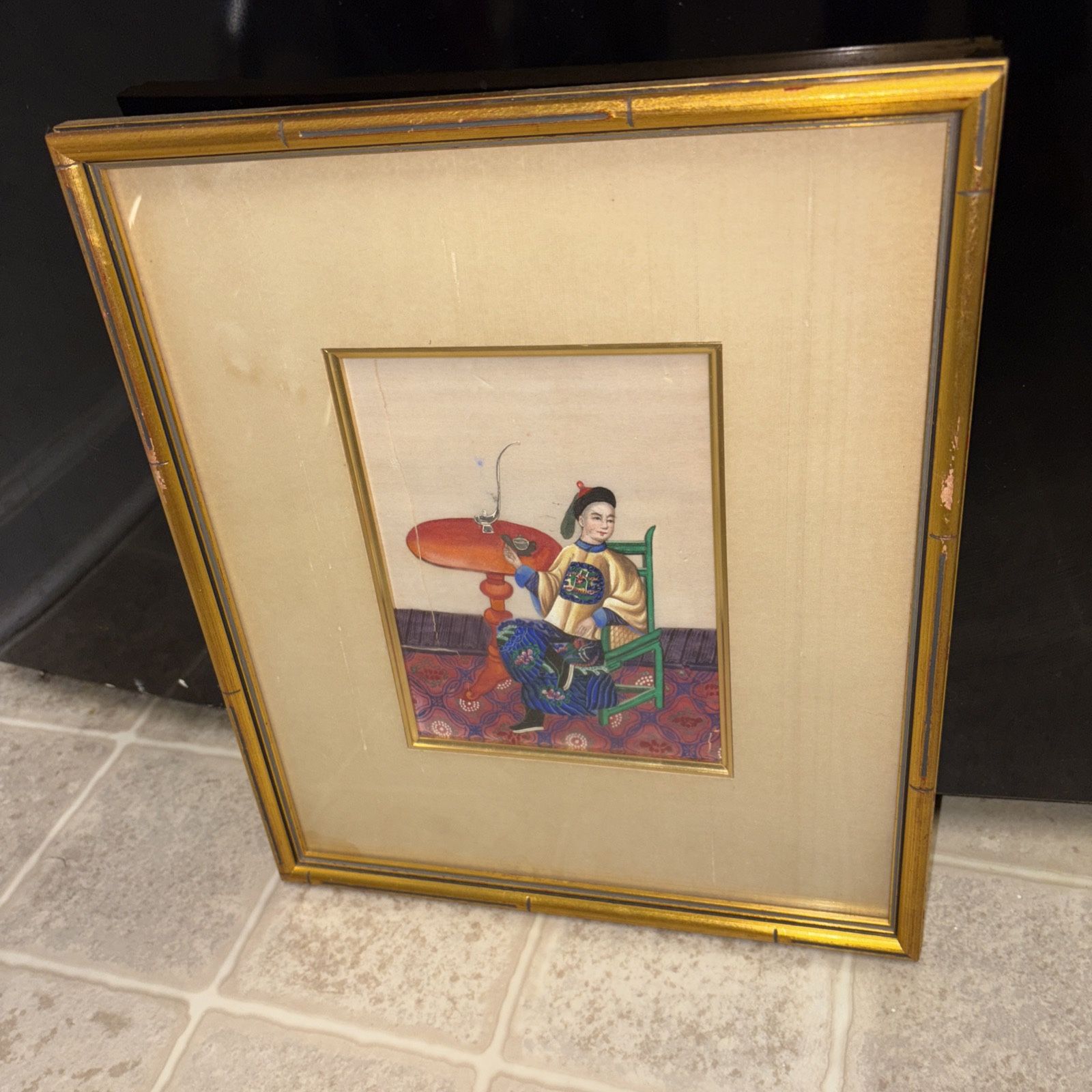 Antique Chinese Pith Painting