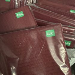 Burgundy Swag, 36, and Valance 