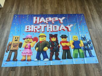 Roblox Happy Birthday Backdrop