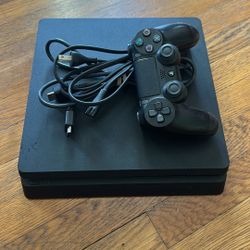 PS4 And Controller 