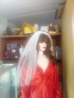 Two different wedding veils