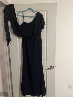 Vince Camuto One-Shoulder Gown