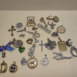 Jewelry pendants different styles
