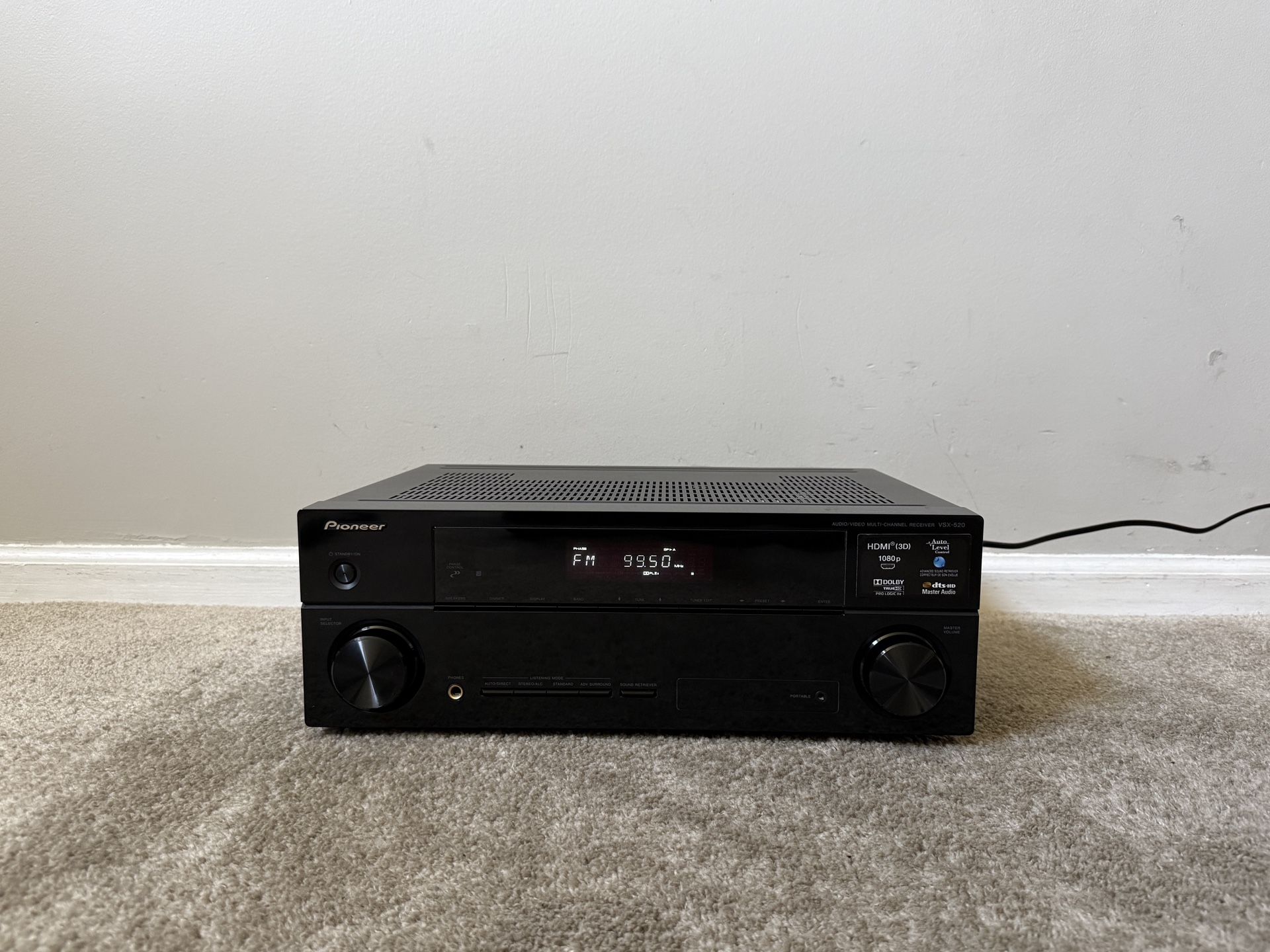 Pioneer VSX-520 5.1 HDMI Home Theater Surround Receiver