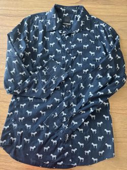 Blue Zebra Shirt