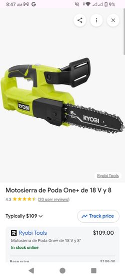 Ryobi 18v brushless chainsaw