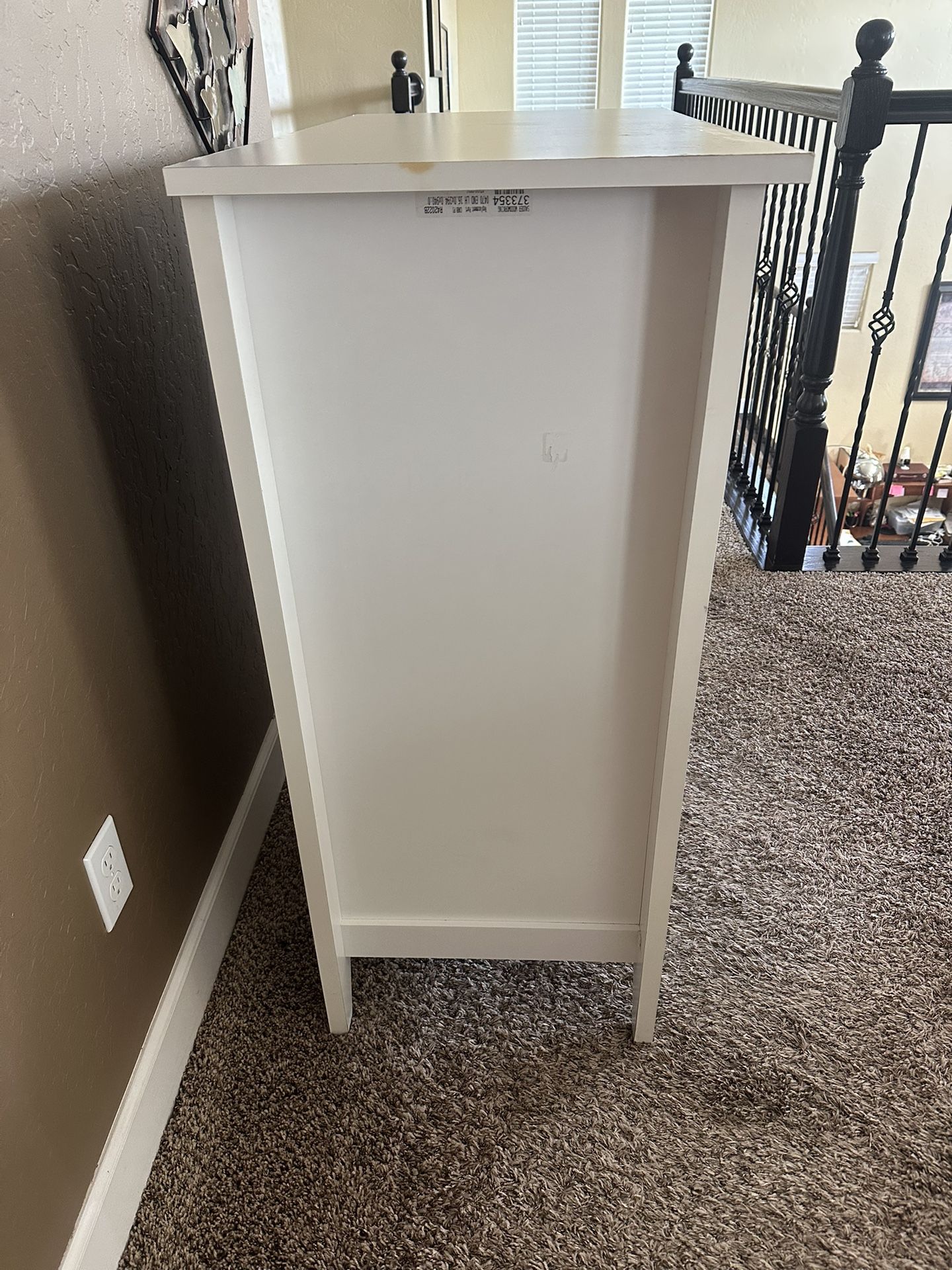 white dresser