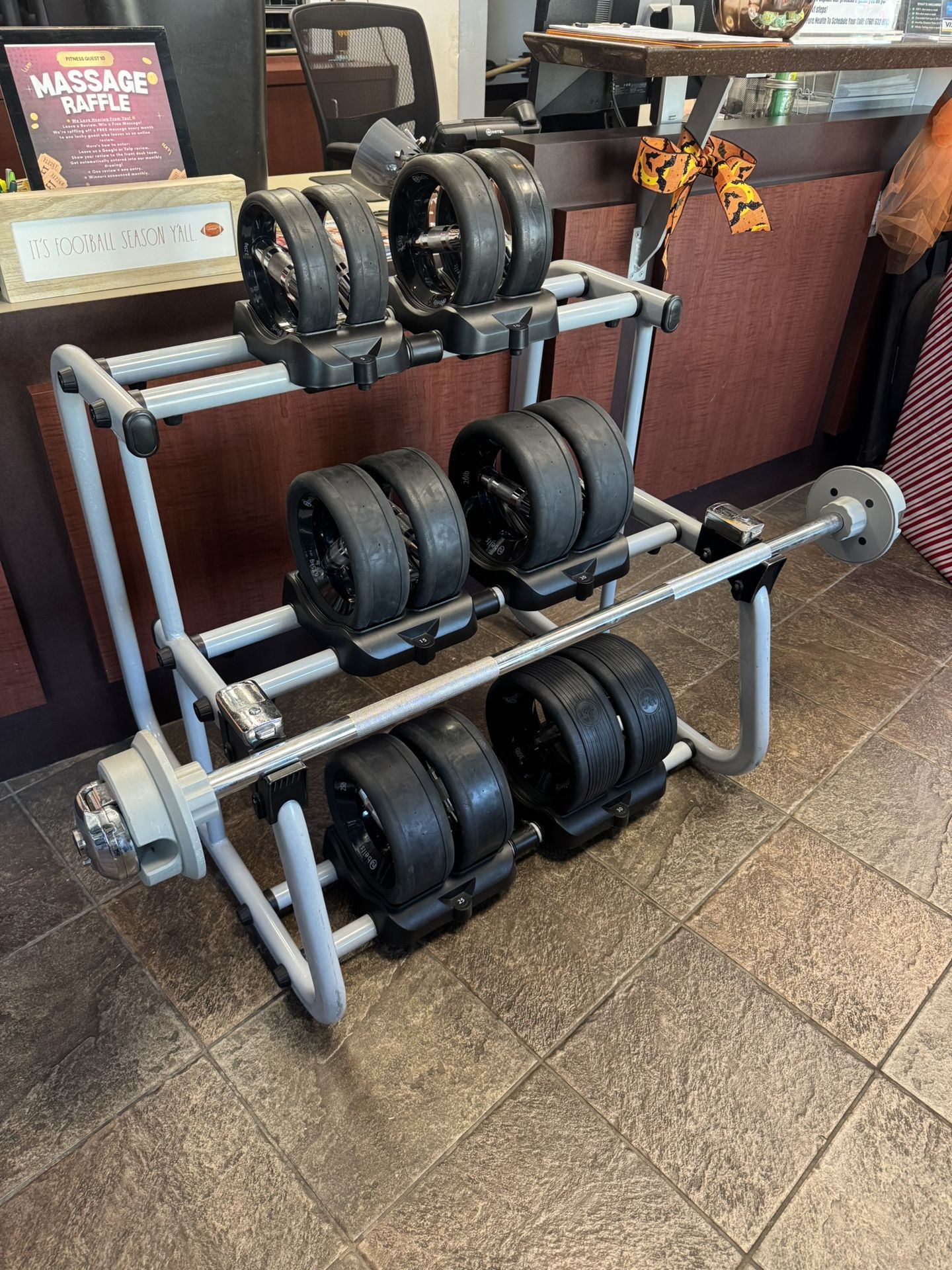 💪 Complete NuBells Dumbbell Set + Barbell + Rack – $200 (San Diego)