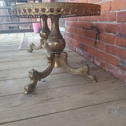 Vintage  Brass Coffee Table