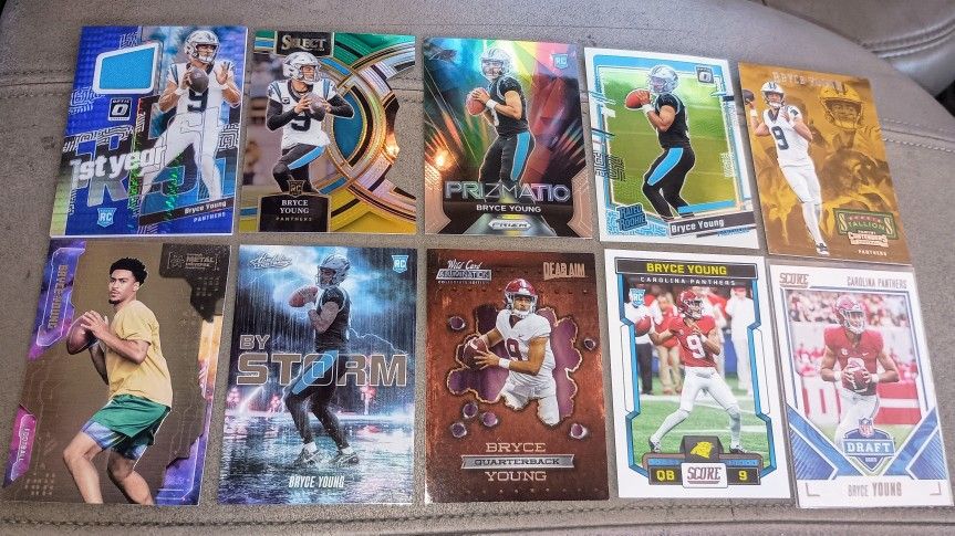 Bryce Young RC Lot