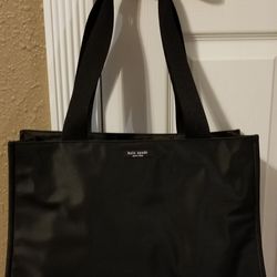 Kate Spade Large Black Nylon Tote Bag 