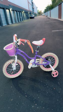 RoyalBaby Star Girl Girls' 12" Training Wheel Bicycle