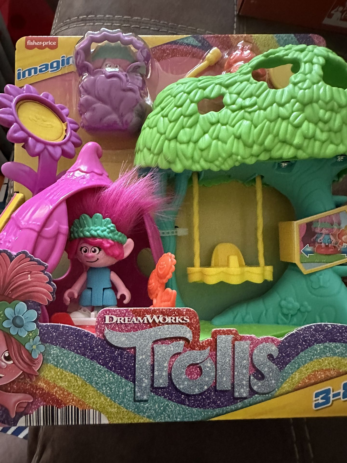 00 new imaginext trolls play set