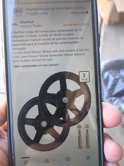 Juego de llantas para la máquina de cortar zacate están nuevas
