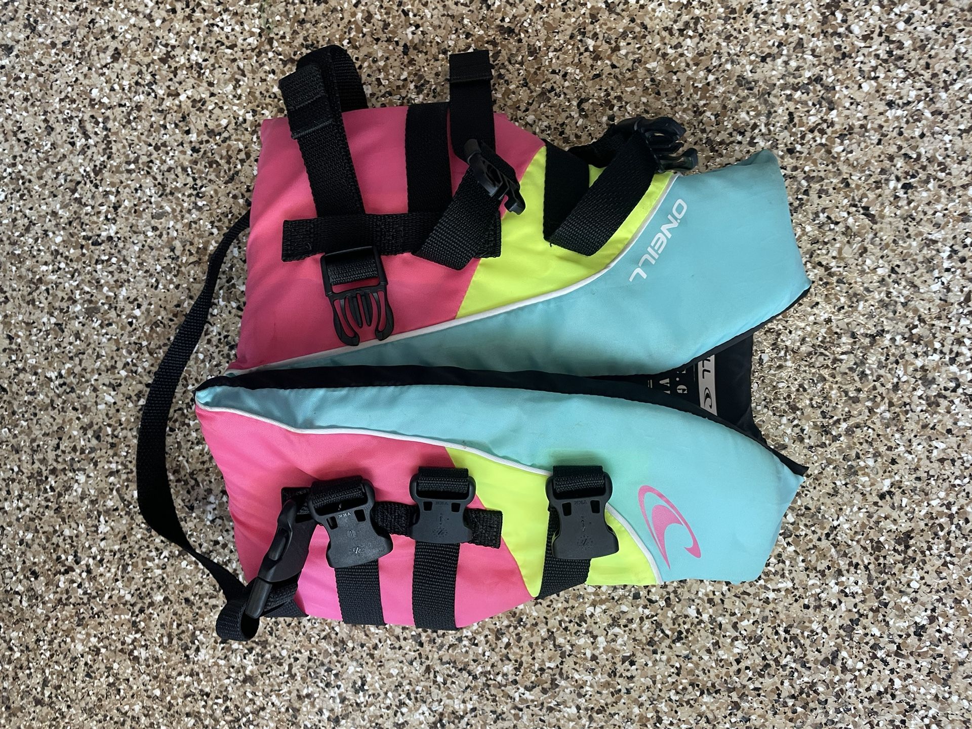 Toddler Oniell Life Jacket and Wetsuit