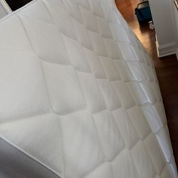 Free Full sized Mattress, box spring and topper