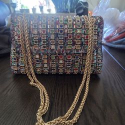 Beautiful All Color Stones Evening Purse