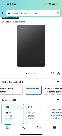Portable HDD 4 TB