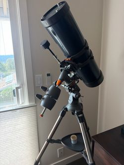 Celestron AstroMaster 130EQ Reflector Telescope with Tripod & Eyepieces