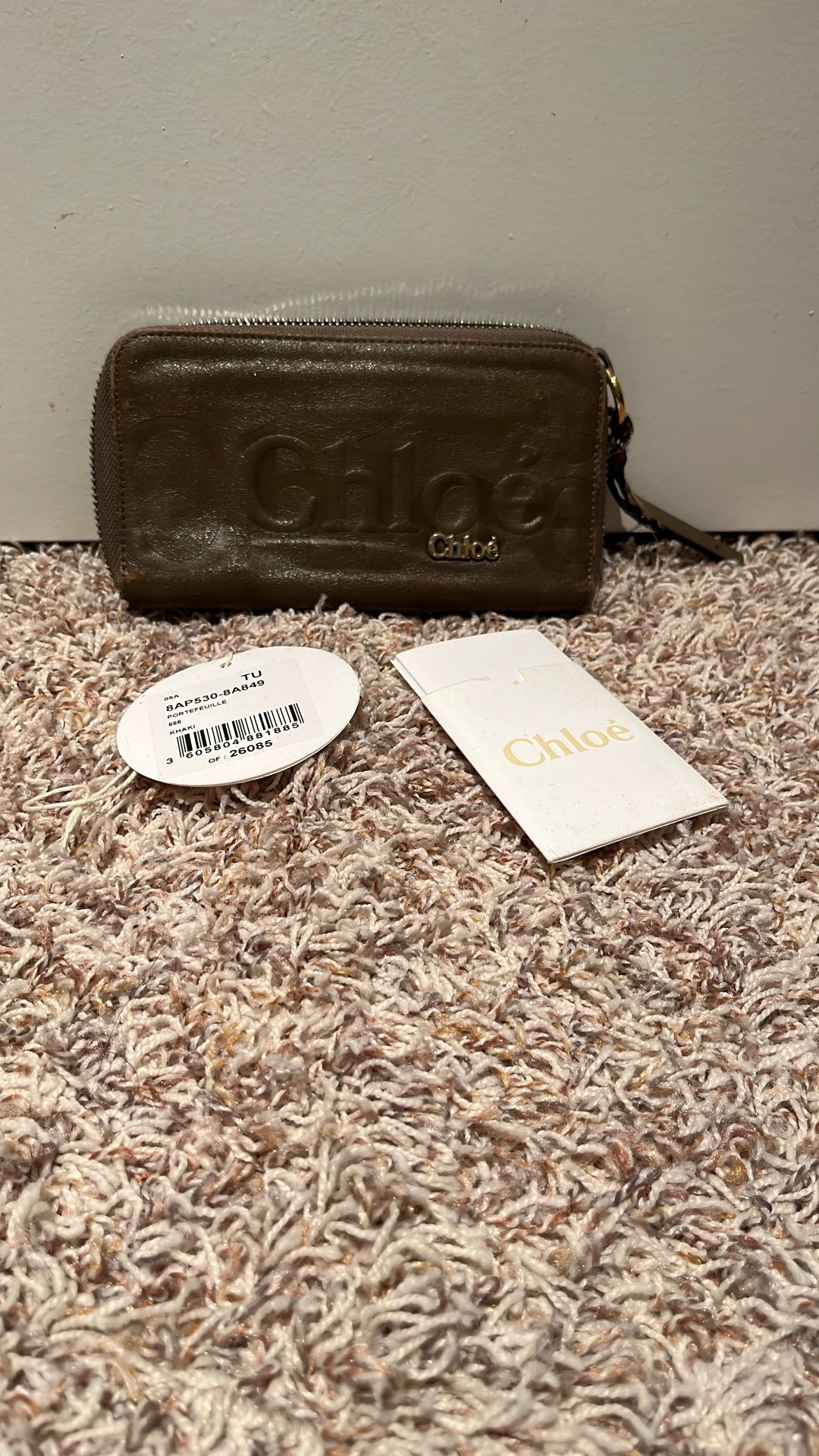Chloe Eclispe Leather Long Wallet