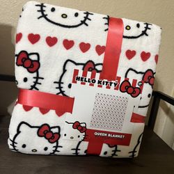 Hello Kitty Valentine’s Blanket 