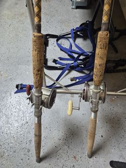 Pair of Penn 4/0 reels and rods