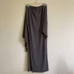 NWT Francesca’s long skirt color in olive green length 44 inches
