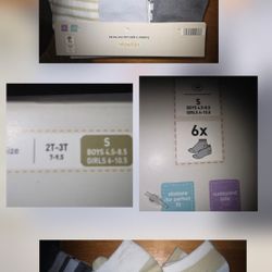 🆕️ 6 PAIR OF CHILDRENS CREW SOCKS OR 6 PAIR OF LOW CUT SOCKS