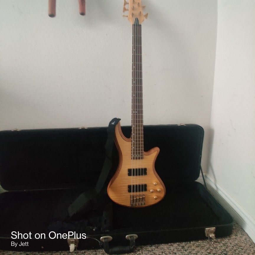 Schecter 5 String Bass Guitar 