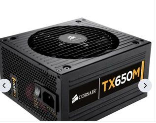 TX SeriesTM Modular TX650M — 80 PLUS® Bronze Certified 650 Watt High Performance Power Supply