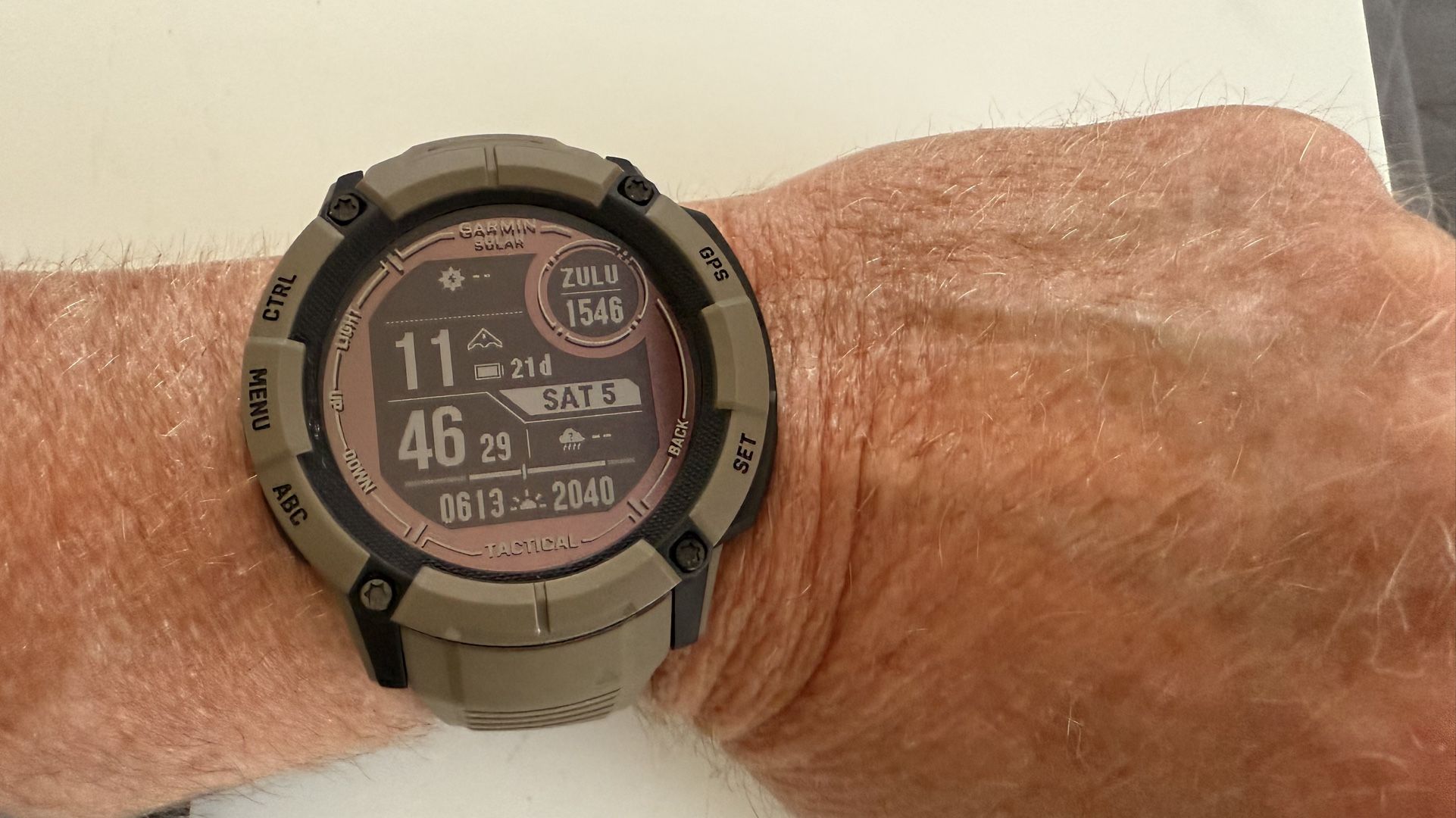 Garmin Instinct 2X Solar Tactical Smartwatch W/ Applied Ballistics