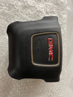 GMC SIERRA 2015-2016-2017-2018-2019 1500 YUKON LEFT BLACK AIRBAG STEERING WHEEL