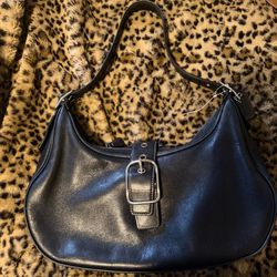 Vintage black coach purse
