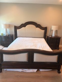 High-End California King Bedroom Set – Salmons Furniture – $2,000 OBO