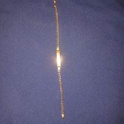 14k Gold  ID Bracelet 