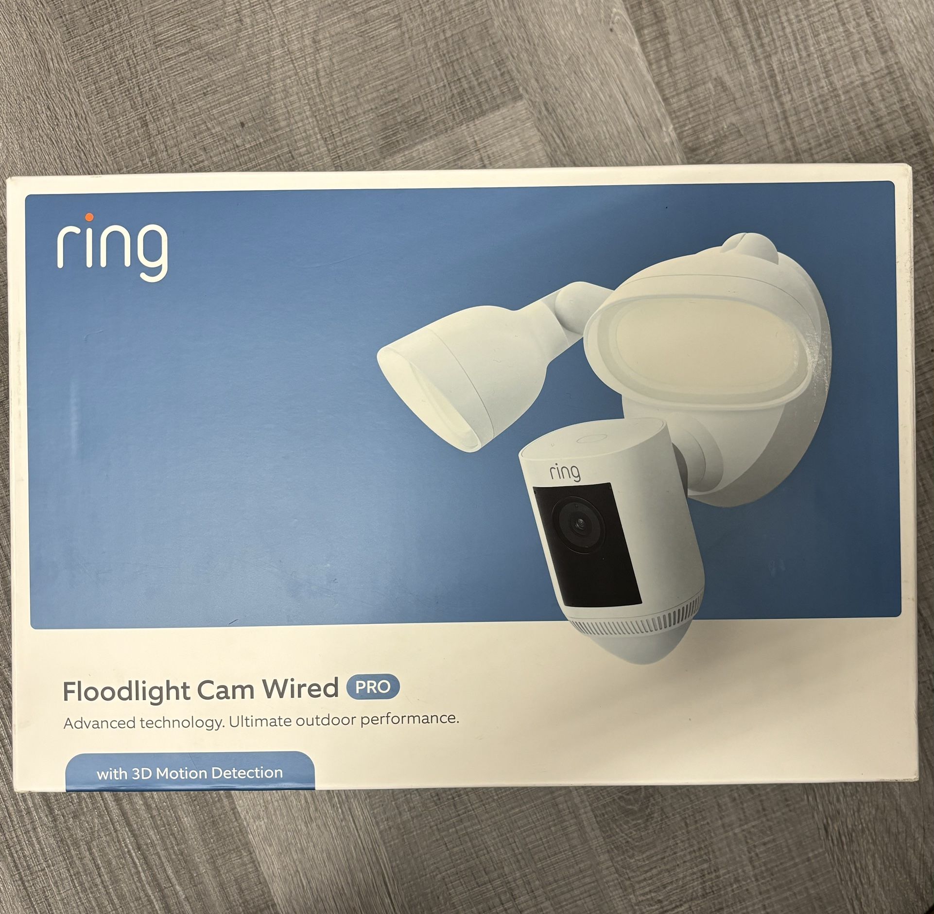 Ring Floodlight Cam Wired Pro Security Camera