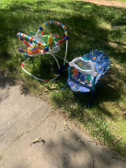 Jumperoo and chair
