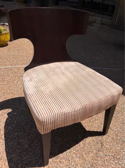 Modern Sculptural Accent Chairs — Set of 2