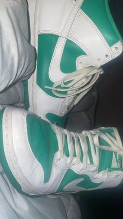 Nike Dunk High, Stadium White and Green