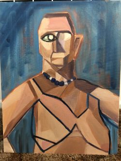 Painting-oil on canvas board