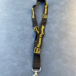 Black Human Physiology Keychain