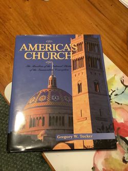 Hard cover book, American church