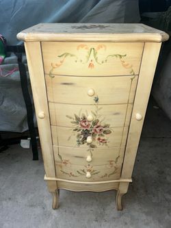 Solid wood jewelry dresser OBO!