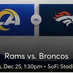Rams Vs  AZ ..2 Tixs