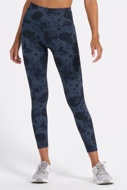 Vuori Studio Printed Leggings Waterdrop Blue Sz. M NWOT