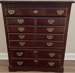 Wood dresser, nightstands, Chester drawer