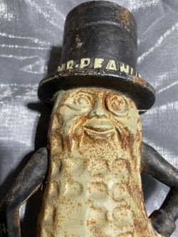 Antique Cast Iron mr Peanut
